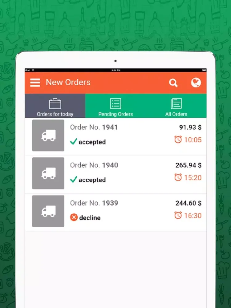Farm Express Vendor iPad 應用截圖