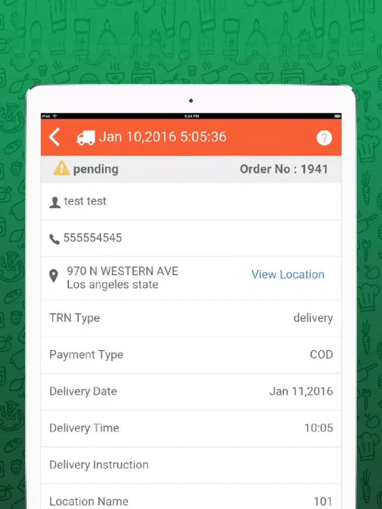 Farm Express Vendor iPad 應用截圖