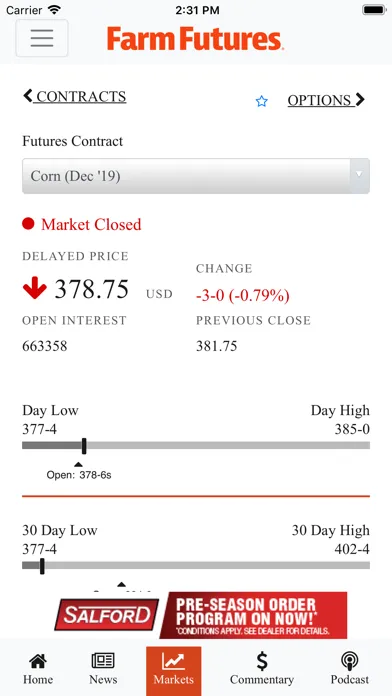 Ảnh chụp màn hình của Farm Futures