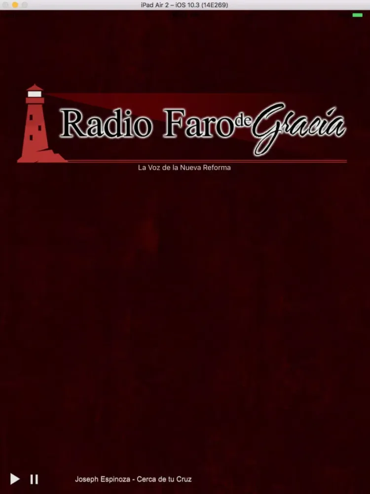 Captures d'écran de Radio Faro de Gracia iPad 