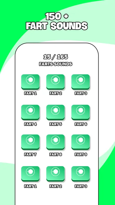 Screenshot di 150 Fart Sounds - Fart App
