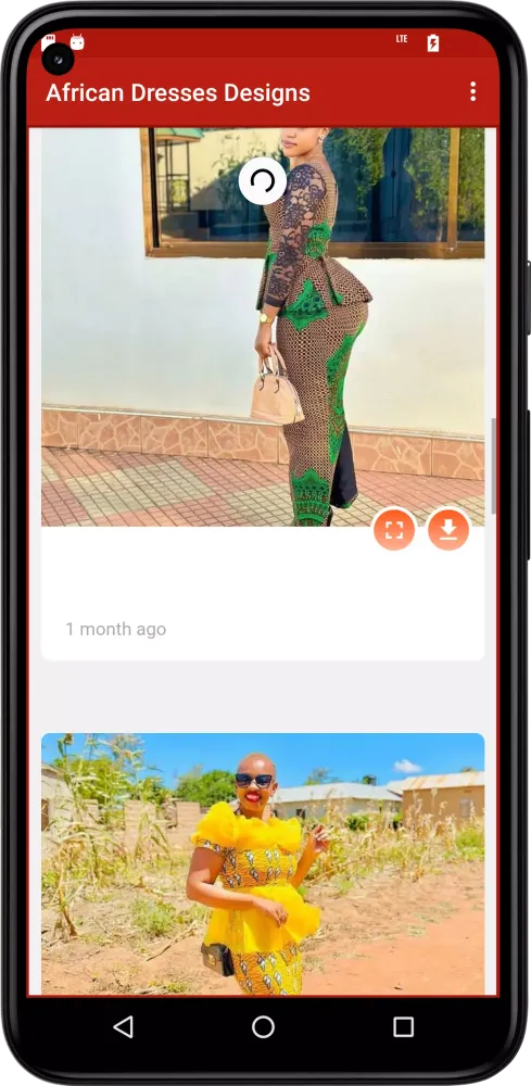 ภาพหน้าจอของ African Dresses Designs