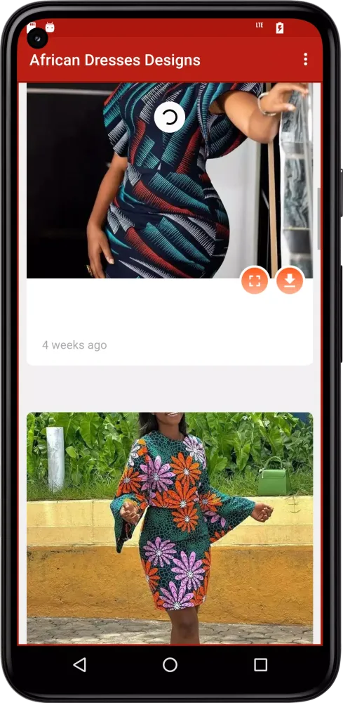 ภาพหน้าจอของ African Dresses Designs