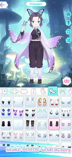 Dress Up! Shining Anime Star سکرین شاٹس