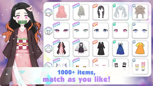 Dress Up! Shining Anime Star سکرین شاٹس