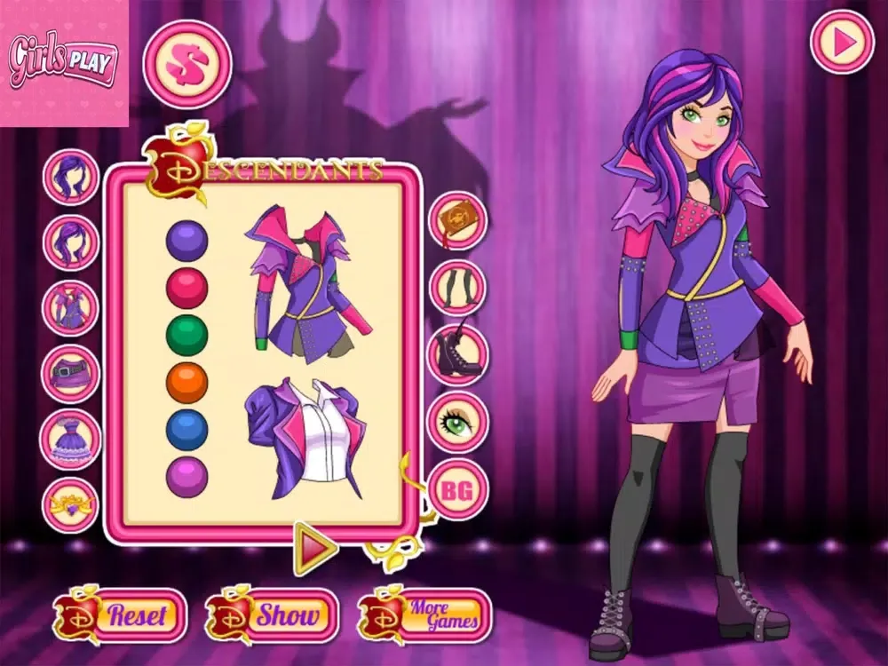 ภาพหน้าจอของ Star fashion descendants style iPad 