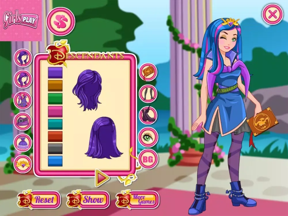 ภาพหน้าจอของ Star fashion descendants style iPad 