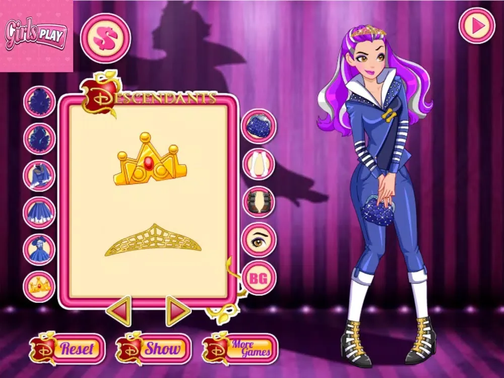 ภาพหน้าจอของ Star fashion descendants style iPad 