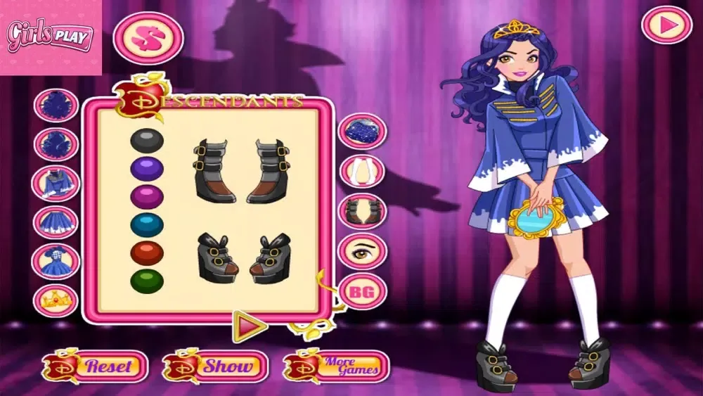 ภาพหน้าจอของ Star fashion descendants style