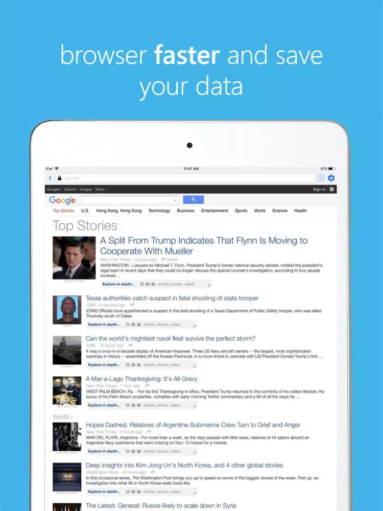 تصاویر Browser 4G - Fast & Secure iPad 