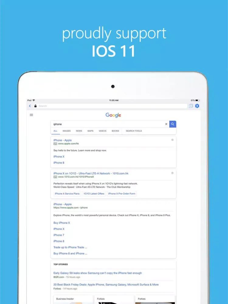 تصاویر Browser 4G - Fast & Secure iPad 