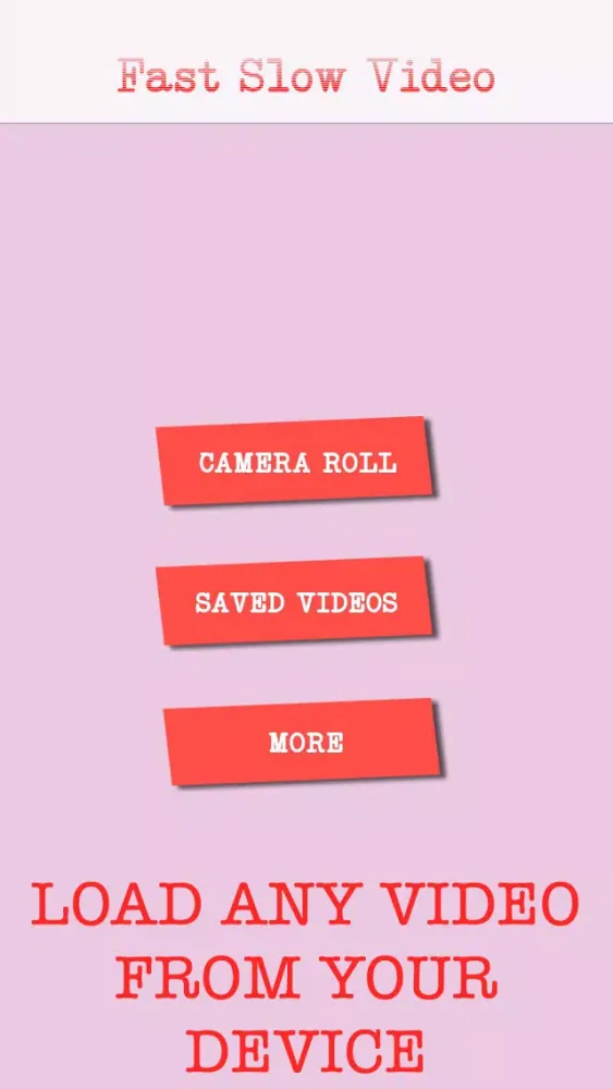Captures d'écran de Fast Slow Video Creator - Make slow motion and fast videos