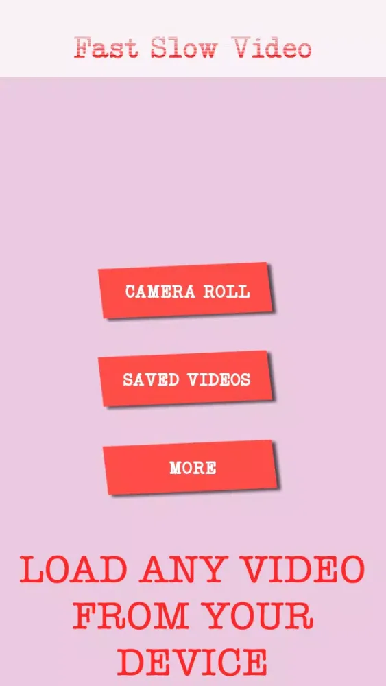 Fast Slow Video Creator - Make slow motion and fast videos FREE应用截图