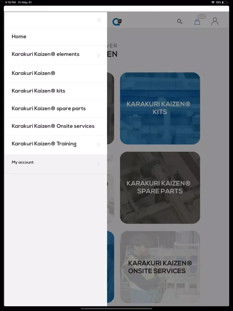 Zrzuty ekranu AIO Eshop iPad 