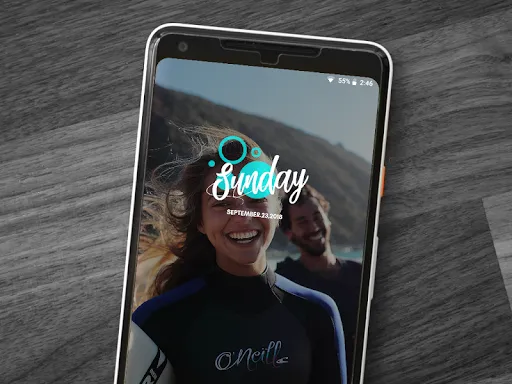 ภาพหน้าจอของ FAV KWGT