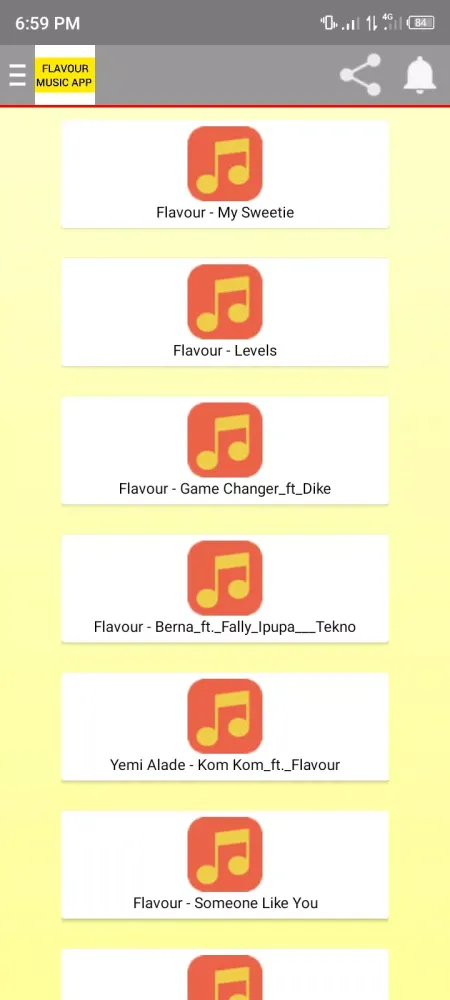 تصاویر Flavour Songs