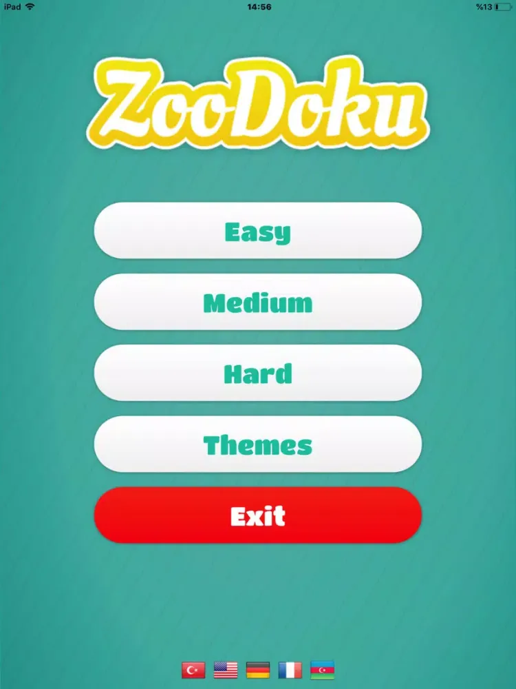 ภาพหน้าจอของ ZooDoku iPad 