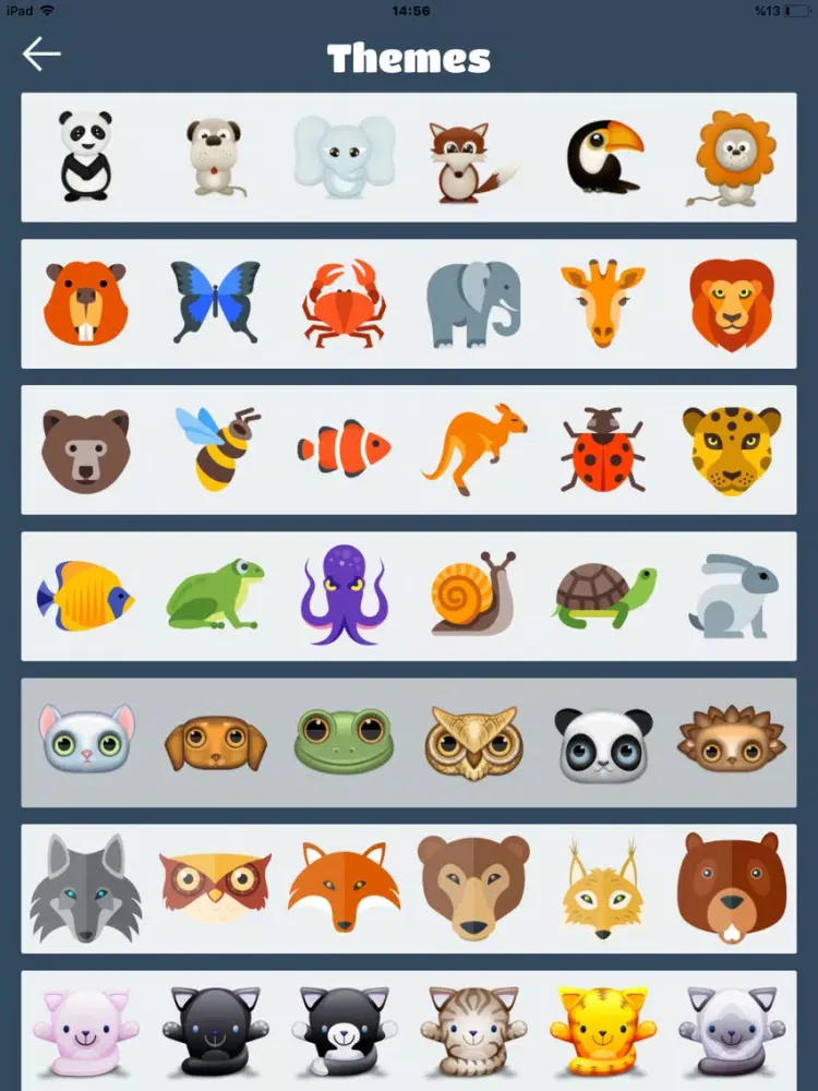 ภาพหน้าจอของ ZooDoku iPad 