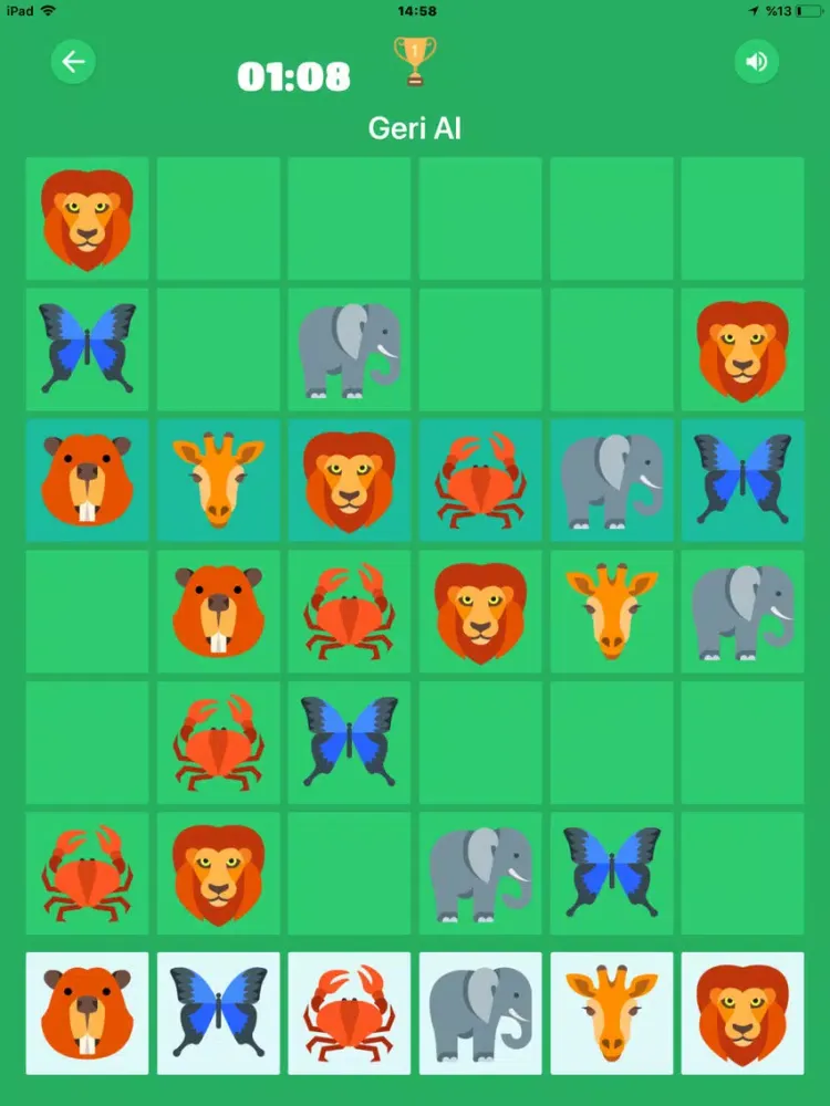 ภาพหน้าจอของ ZooDoku iPad 