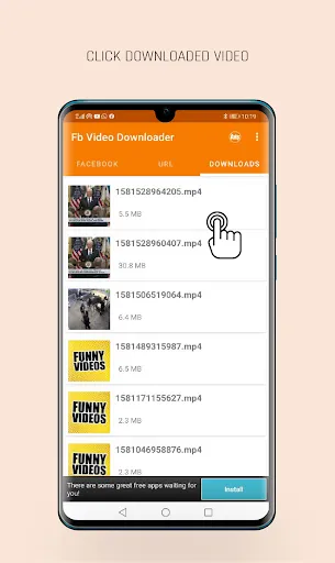 FastVid: Download for Facebook 스크린샷