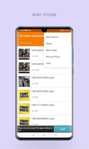 FastVid: Download for Facebook 스크린샷