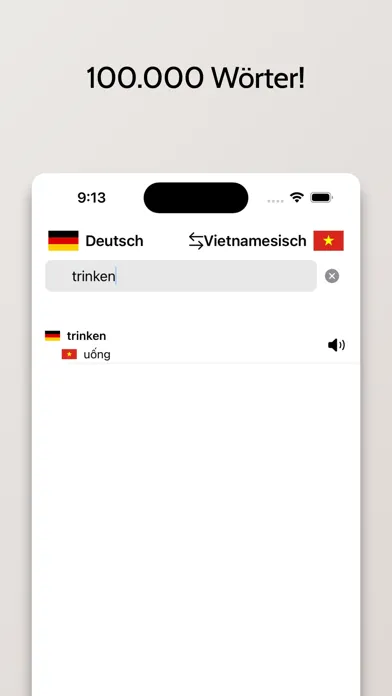 Zrzuty ekranu Vietnamesisch-Deutsch