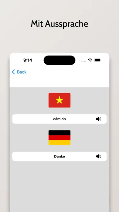 Zrzuty ekranu Vietnamesisch-Deutsch