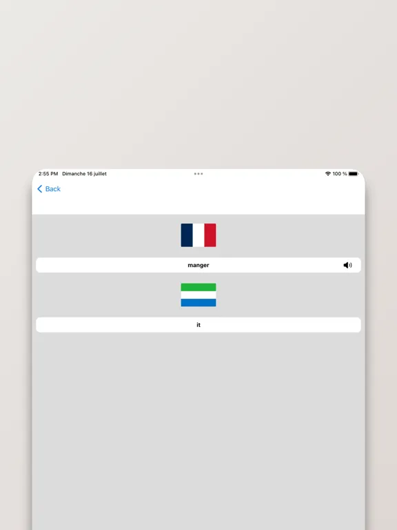 ภาพหน้าจอของ Dictionnaire Krio-Français iPad 