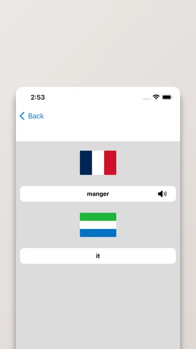 ภาพหน้าจอของ Dictionnaire Krio-Français