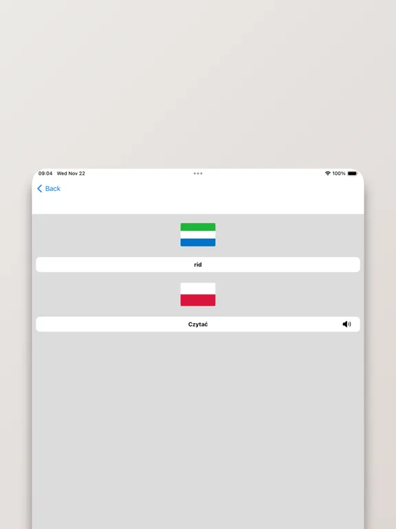 Capturas de pantalla de Słownik Krio-Polski iPad 