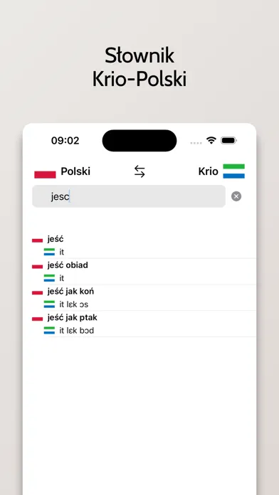 Capturas de pantalla de Słownik Krio-Polski