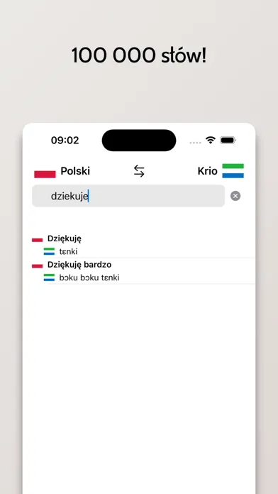 Capturas de pantalla de Słownik Krio-Polski