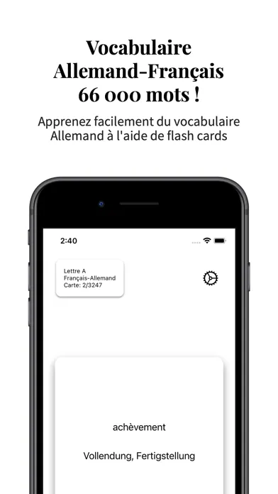 Vocabulaire Allemand-Français应用截图