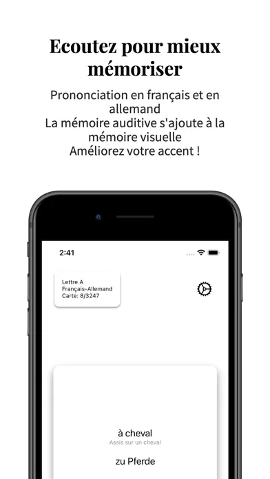 Vocabulaire Allemand-Français应用截图