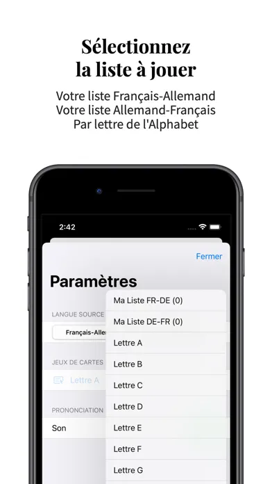 Vocabulaire Allemand-Français应用截图