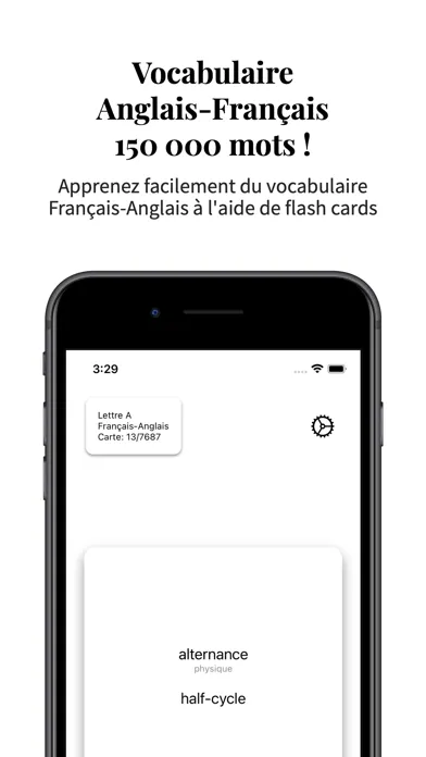 Vocabulaire Anglais-Français 스크린샷