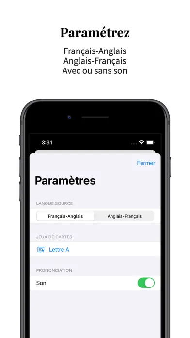 Vocabulaire Anglais-Français 스크린샷