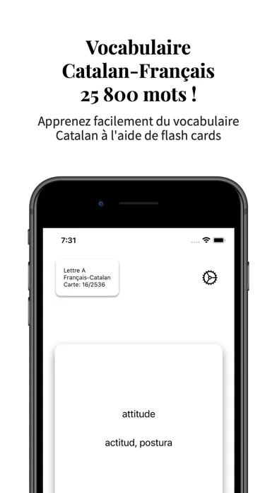 Vocabulaire Catalan-Français 스크린샷