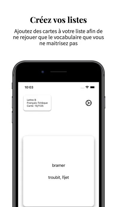 Vocabulaire Tchèque-Français Screenshots