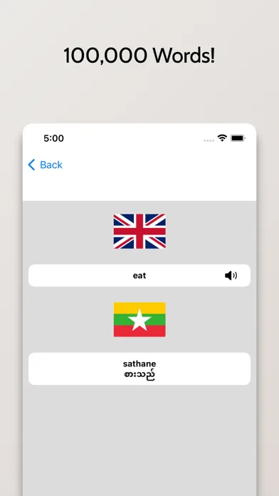 Ảnh chụp màn hình của Burmese-English Dictionary