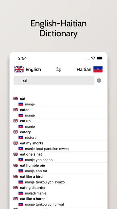 Haitian-English Dictionary應用截圖