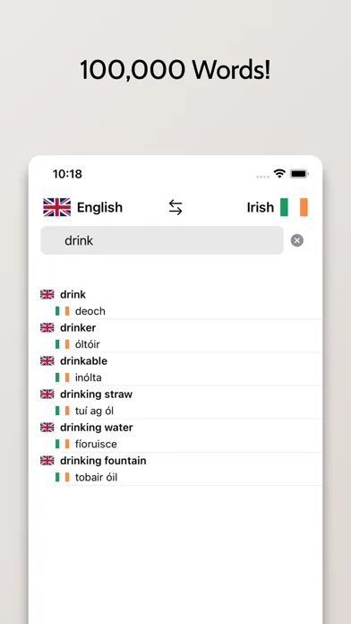 Irish-English Dictionary 스크린샷