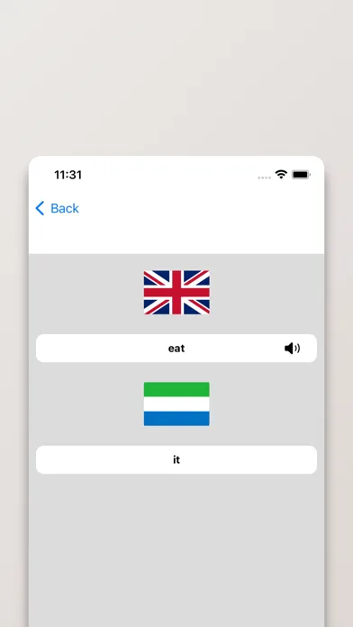 Krio-English Dictionary Ekran Görüntüleri