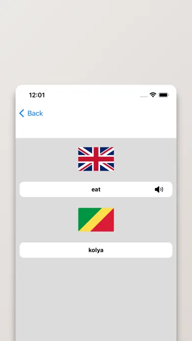 Ảnh chụp màn hình của Lingala-English Dictionary