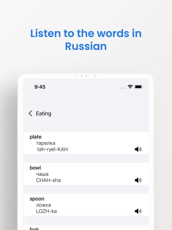 Russian Phrasebook (Travel) iPad  스크린샷