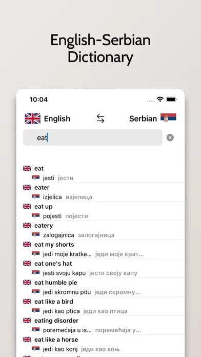 Serbian-English Dictionary应用截图