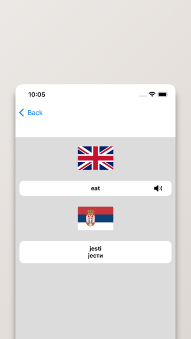 Ảnh chụp màn hình của Serbian-English Dictionary