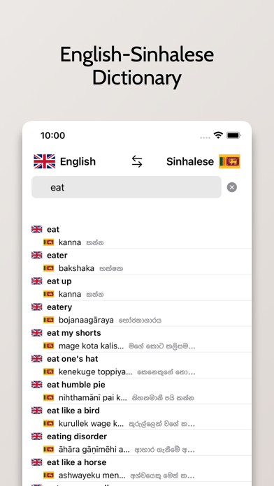 تصاویر Sinhalese-English Dictionary