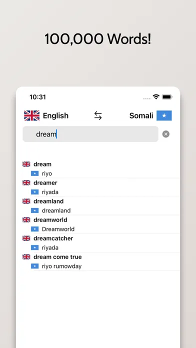 صور Somali-English Dictionary