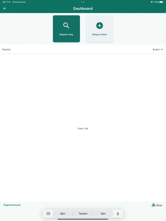 Ảnh chụp màn hình của Anket iPad 